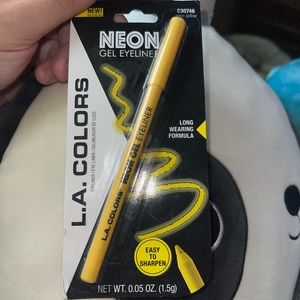 Three eyeliners, different colors